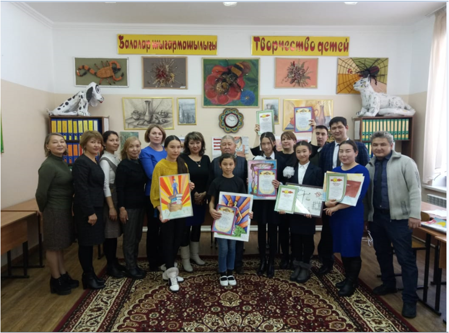  «Адал ж&#1241;не сатылмайтын е&#1187;бек бейнесі» та&#1179;ырыбында &#1257;ткен ауданды&#1179; сурет бай&#1179;ауы