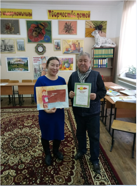  «Адал ж&#1241;не сатылмайтын е&#1187;бек бейнесі» та&#1179;ырыбында &#1257;ткен ауданды&#1179; сурет бай&#1179;ауы