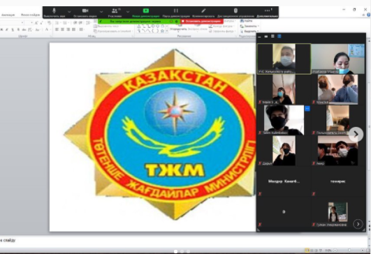 10-11 сыныптарда "Ұлттық экономиканы сақтау үшін күшті азаматтық қорғаныс" тақырыбында сынып сағаттары өткізілді. Қонақта Жетісу ауданы ТЖМ лейтенанты Мадиярхан М.Б болды.