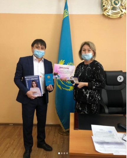 "Үздік педагог" төс белгісімен Жетісу ауданы, №102 ЖББ мектептің информатика пәні мұғалімі Нұрмұхамед Медет Нұрмұхамедұлы марапатталды!!!