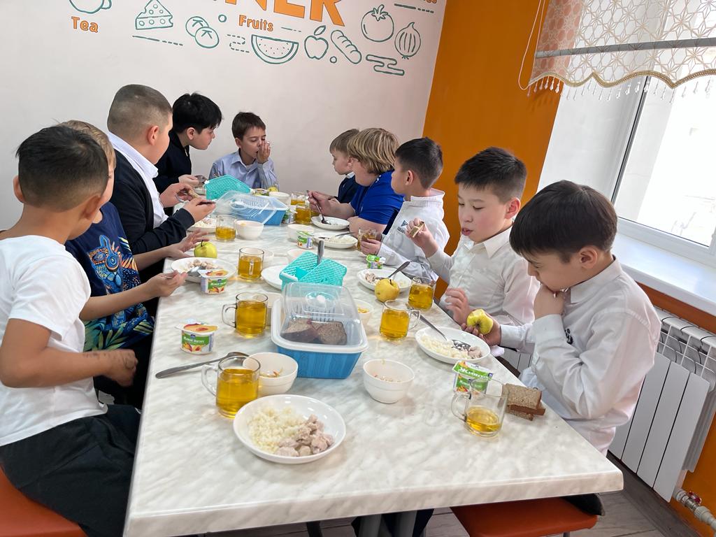 1-4 сынып оқушыларының тамақтану сәті